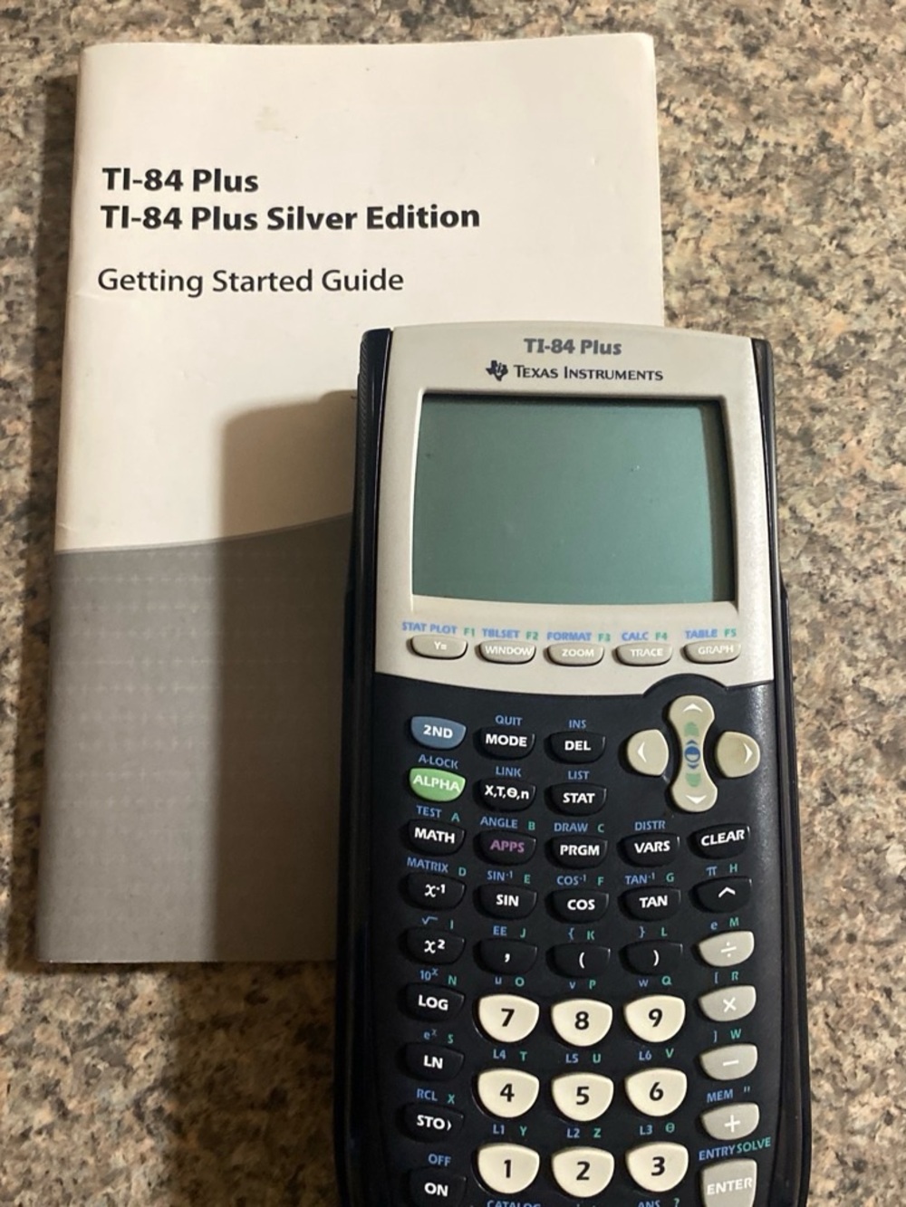 TI-84 plus Texas instrument graphing calculator